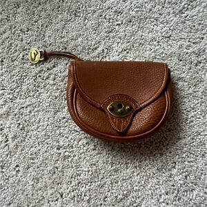 RARE Vintage Dooney & Bourke Cavalry Trooper Brown Leather Women's Bag